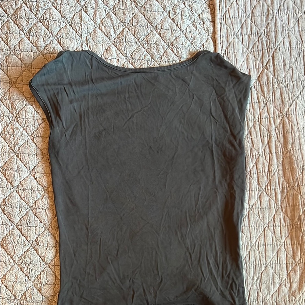 Whitefox Backless Grey Top